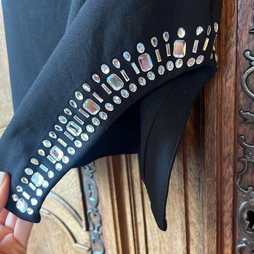 Do+BE Black Strapless Rhinestone - Picture 5 of 14